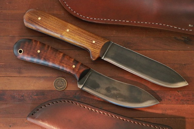 Lucas Forge, Custom Knife Set, Custom Nessmuk Knife, Custom Kephart, Kephart Knives, Historical Knife Designs