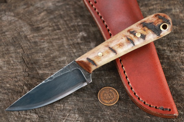 Trapper, Trapping Knife, Skinning Knife, Lucas Forge, Custom Hunting Knives