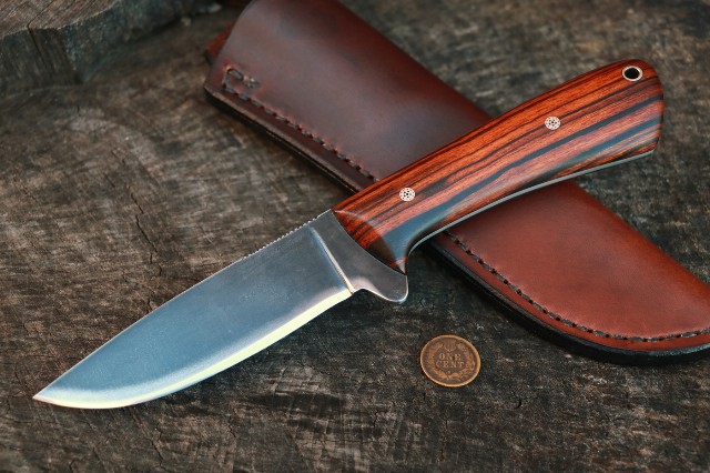 Lucas Forge, Custom Hunting Knives, Custom Deer Knife, Ironwood, Elk River Hunting, Elk Hunting Knife