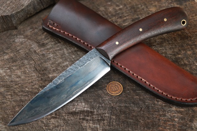 Lucas Forge, Hunting Knives, Skinner, Hammer Forged Knife, Forged Knife, Hand Forged Knife