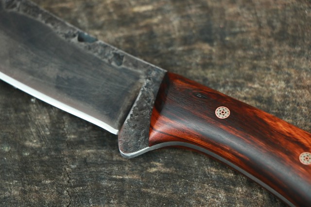 Skinning Knife, Custom Skinner, Lucas Forge, Custom Hunting Knife
