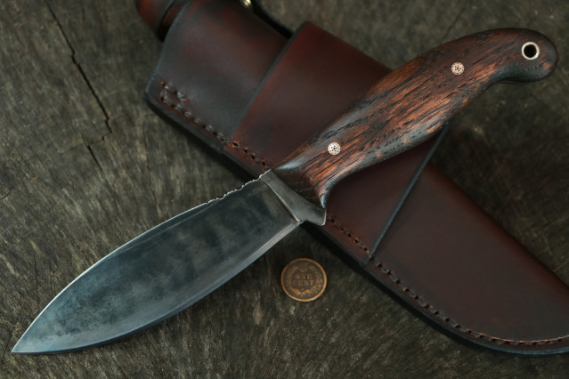 Custom Hunting Knives, Lucas Forge, Lucas Knives, Jack Pine Special