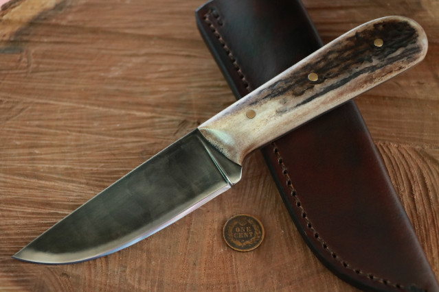 Powder River, Trade Knife, Lucas Forge, Custom Hunting Knives
