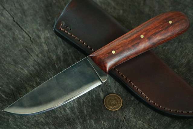 Powder River Knife, Lucas Forge, Custom Hunting Knives, Trade Knife