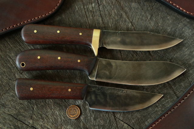 Custom Hunting Knives, Lucas Forge, Hunting Knives, Camp Knife, Trail Knife, Outdoor Knives, Outdoor Knifemakers