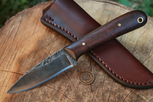 Hunting Knife, Lucas Forge, Custom Hunting Knives, Hammer Forged Knife, Forged Knife