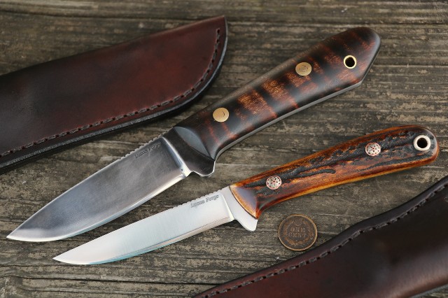 Custom Hunting Knives, Lucas Forge, Hunting Knives, Packer Knife, Skinning Knife, ProSkinner Knife, Lucas Knives, USA Made Knives