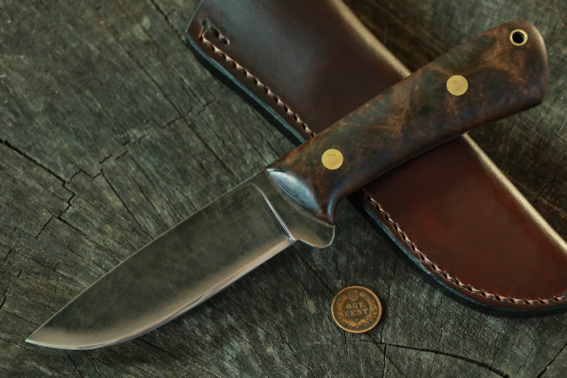 Elk River Hunter, Hunter, Hunting Knife, Custom Hunting Knife, Lucas Forge