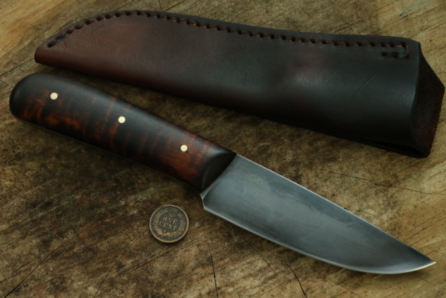 Custom Hunting Knives, Lucas Forge Knives, Powder River Knife Hunting Knife