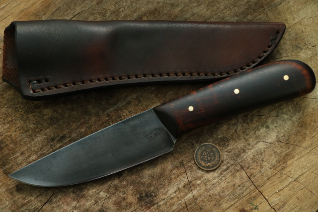 Custom Hunting Knives, Lucas Forge Knives, Powder River Knife Hunting Knife