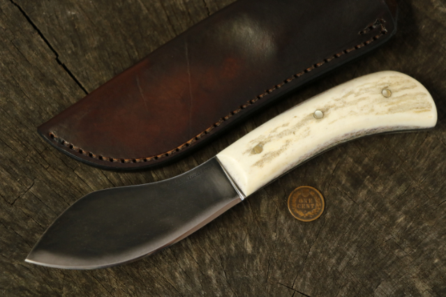 Nessmuk, Traditional Nessmuk Knife, Reproduction Nessmuk Knife, Nessmuk Hunting Knife, Lucas Forge, Hunting Knives