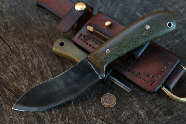 Nessmuk, Hunting Knives, Custom Hunting Knives, Custom Nessmuk Knife, Lucas Forge, Lucas Forge Knives