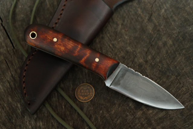 Hunting Knife, Frontier Knife, Small Custom Knife, Small Skinning Knife, Small Frontier