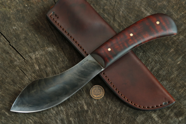 Nessmuk, Hunting Knife, Traditional Hunting Knife, Lucas Forge, Lucas Knives, Custom Nessmuk Knife