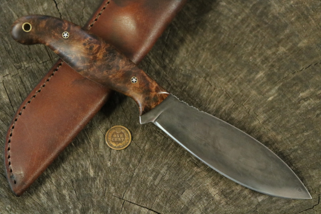 Jack Pine, Jack Pine Special, Jack Pine Special Knife, Hunting Knife, Lucas Forge, Lucas Knives, Willow Leaf Knife, Canadian Knife, Canada Knife, Texas Knife, Lone Star Knife