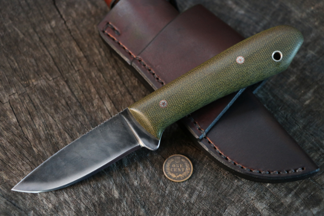 Packer, Packer Hunting Knife, Custom Hunting Knife, High Carbon Steel Knives, Handmade Knives, Lucas Forge