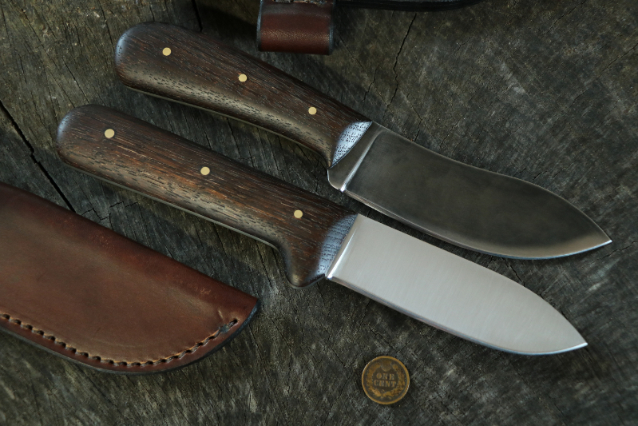 Custom Knife Set, Lucas Forge, Lucas Forge Knives, Nessmuk Knife, Kephart Knife