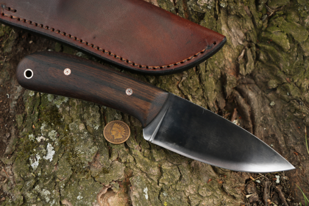 Scout Knife, Lucas Forge, Lucas Knives, Custom Hunting Knives, Custom Hunting Knife, Handmade Hunting Knife, High Carbon Knives