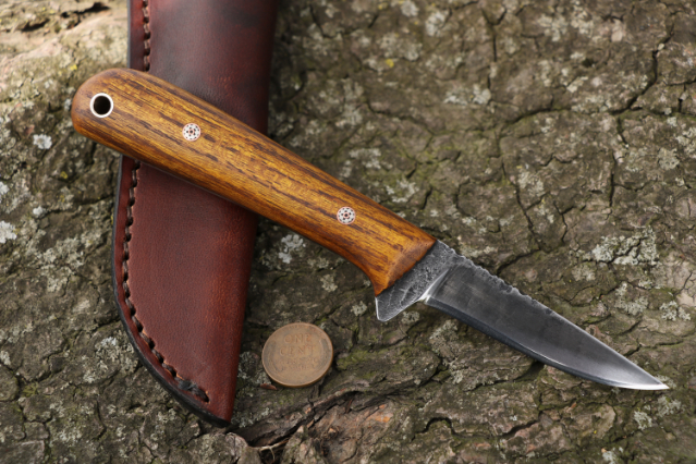 Custom Hunting Knives, Custom Trapping Knives, Lucas Forge, Hand Forged Knives, Handmade Knife, USA Knifemaker