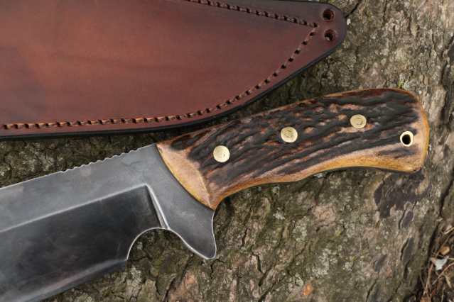 Hunting Knives, Lucas Forge, Custom Bowie Knife, Handmade Knives, Frontier Knives, Hog Hunting Knife, Hog Knife