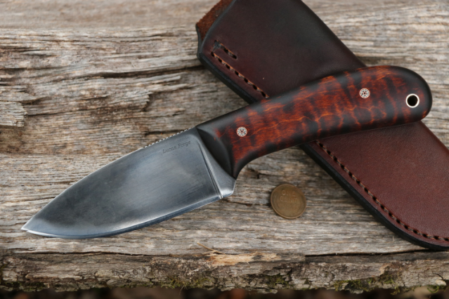 Scout Knife, Hunting Knife, Lucas Forge, Custom Hunting Knives, High Carbon Knives