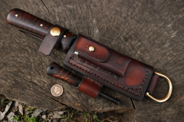 Hunting Knife, Lucas Forge, Custom Kephart Knife, Custom Hunting Knives, Lucas Knives, Custom Belt Knife, Custom Camping Knife