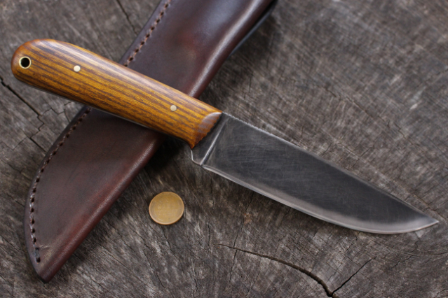 Powder River, Powder River Knife, Trade Knife, Traditional Trade Knife, Lucas Forge, Custom Hunting Knives