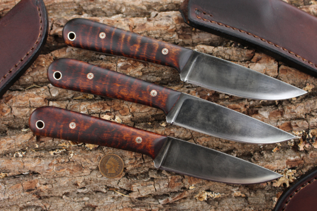 Trapper Knife, Lucas Forge, Custom Hunting Knives, Custom Trapping Knife, Custom Steak Knives, Custom Skinning Knife, Skinning Knife