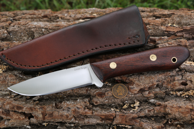 Packer Knife, Pack Knife, Lucas Forge, Custom Hunting Knives, Lucas Forge