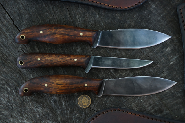 Hunting Knives, Skinning Knife, Lucas Forge, Custom Knife Set, Custom Knifemaker, USA Made Knives