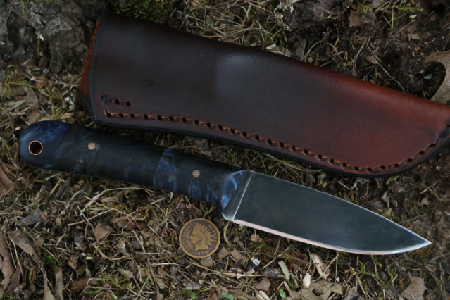 Custom Hunting Knives, Lucas Forge, Hunting Knife