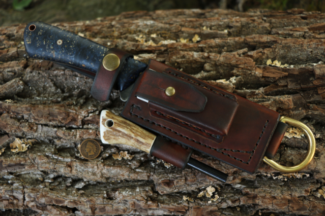 Elk River Hunter, Elk Hunting Knife, Lucas Forge, Custom Hunting Knives, Elk River Hunter Knife