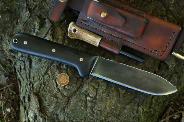 Trekker Sheath, Lucas Forge, Custom Hunting Knives, Lucas Forge Kephart, Kephart, Kephart Knives