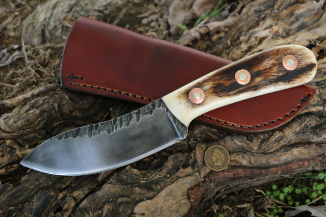 Woodsman Nessmuk, Nessmuk, Lucas Forge, Custom Hunting Knives, Historical Camping Knife, Traditional Camping Knives, Traditional Hunting Knives