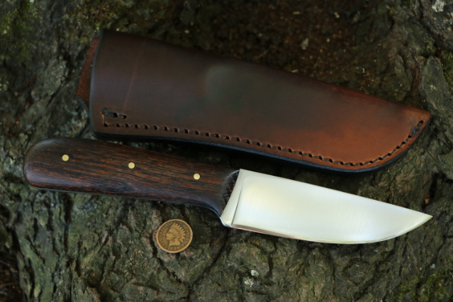 Powder River, Trade Knife, Belt Knife, Camping Knife, Lucas Forge, Custom Hunting Knives, Mountain Man Knife