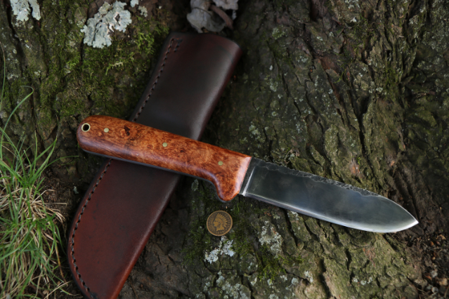 Lucas Forge, Lucas Forge Kephart, Kephart Knife, Custom Hunting Knife, Reproduction Kephart Knife