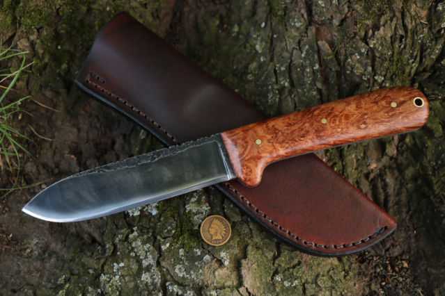 Lucas Forge, Lucas Forge Kephart, Kephart Knife, Custom Hunting Knife, Reproduction Kephart Knife