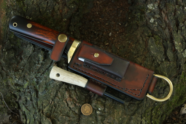 Classic Hunter, Classic Hunting Knife, Hunting Knife, Heirloom Hunting Knife, Lucas Forge