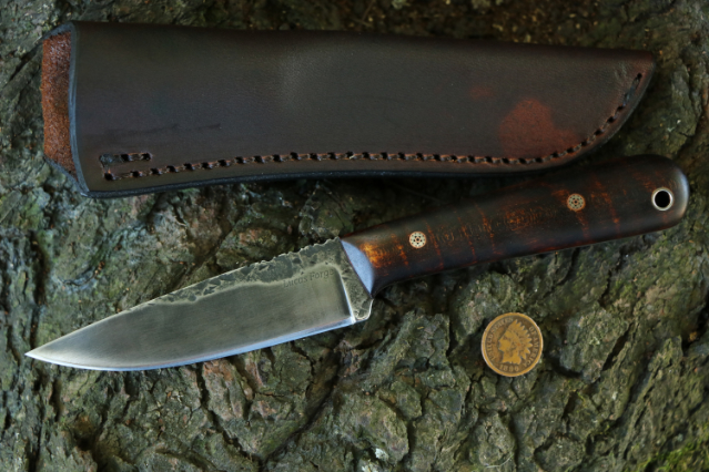Trapper, Frontier Knives, Trapper Knife, Lucas Forge, Custom Hunting Knives