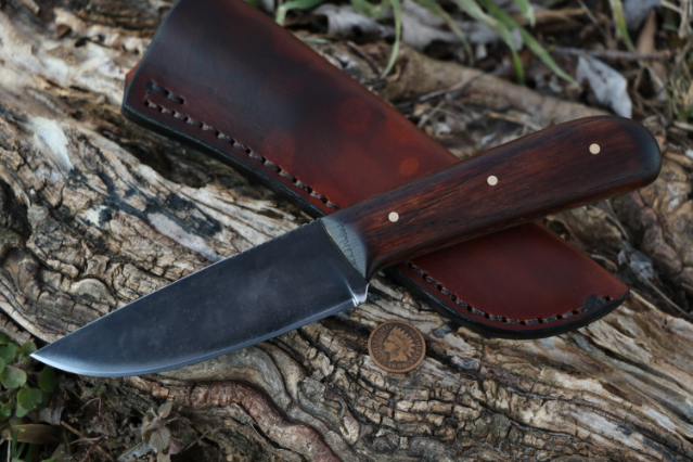 Powder River, Trade Knife, Custom Hunting Knives, Lucas Forge, Lucas Knives, Custom Belt Knife