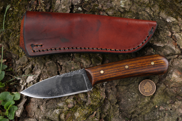 Frontier Knives, Lucas Forge, Small Custom Knives, Hunting Knife, Trail Knife, Custom Deer Knife, Small Game Knife Trapping Knife