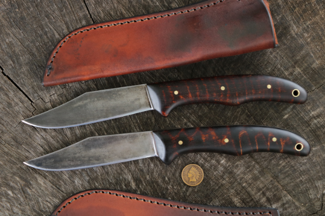 Old Guide, Old Guide Knife, Lucas Forge, Custom Hunting Knives, Trail Knife, Camp Knife, Big Game Hunting Knife, Big Game Guides, Big Game Hunting Gear