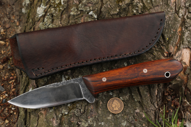 Packer, Lucas Forge, Custom Hunting Knives, Forged Knives, Hammer Forged Knives, Camping Knives