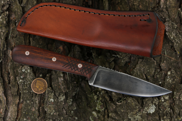 Trapper, Trapping Knife, Lucas Forge, Custom Hunting Knives