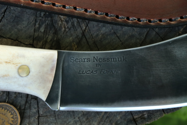 Sears Nessmuk, Nessmuk Knife, Lucas Forge, Sears Nessmuk Reproduction, Classic Camping Knife