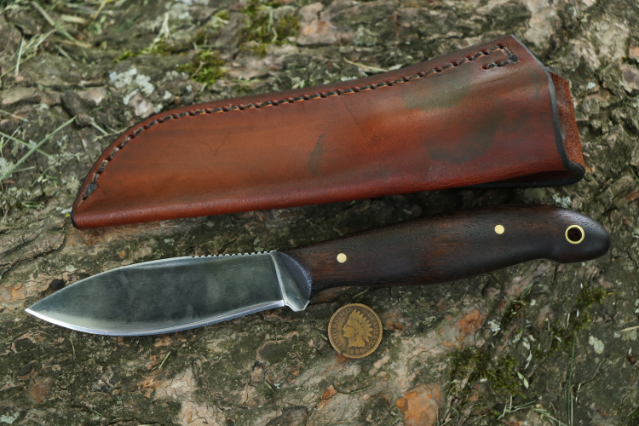 Jack Pine Knife, Lucas Forge, Willow Leaf Knife, Custom Hunting Knives, Hunting Knife