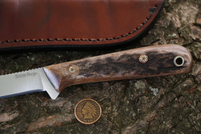 ProSkinner, Skinner Knife, Lucas Forge, Custom Hunting Knives, Custom Skinning Knife