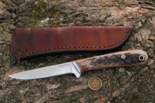 ProSkinner, Skinner Knife, Lucas Forge, Custom Hunting Knives, Custom Skinning Knife