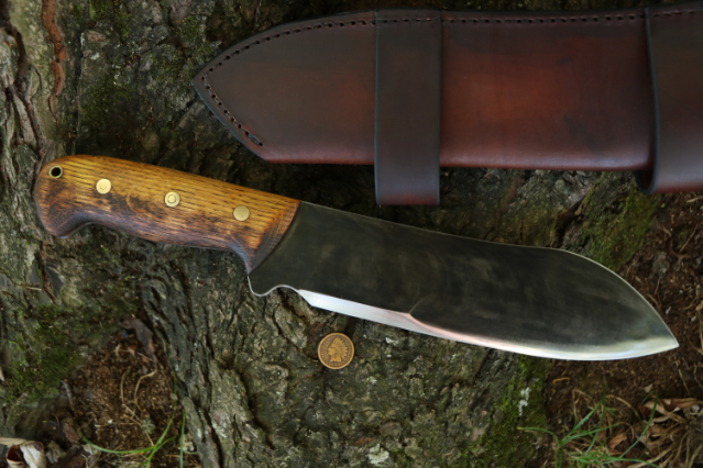 Lucas Forge Survival Knife, Chopping Knife, Splitting Knife, Competition Chopping Knife, Custom Chopping Knife, Survival Knife, Custom Hunting Knife, Custom Camp Knife