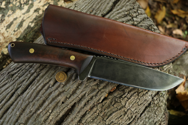 Jaguar Knife, Lucas Forge, Custom Hunting Knives, Camp Knife, Survival Knife